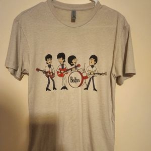Reto 70s Beatles carton t-shirt